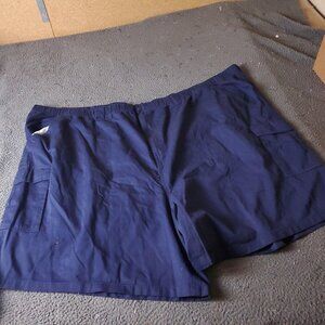 Boulder Creek Trading  Shorts Big Tall Mens Size 8XL Blue Cotton Chino Khaki